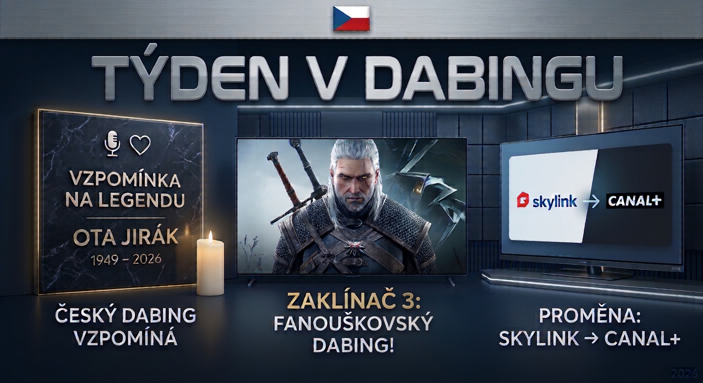 Týden v dabingu: Odešel Ota Jirák, hlas Alfa i Heleho